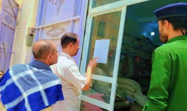 تواصل الجولات الميدانية بمحلات الجملة والتجزئة في مديرية تريم