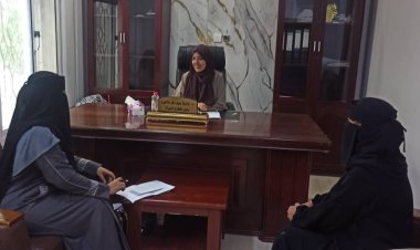 لقاء تنسيقي بين مدير مركز المرأة في جامعة لحج ووكيل قطاع المرأة في وزارة الشباب والرياضة