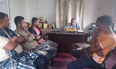 مدير عام مكتب الشباب والرياضة بأبين يلتقي إدارة نادي الفجر الجديد لمناقشة أوضاعه