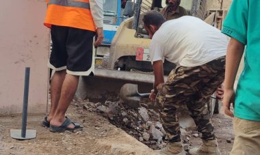 مؤسسة أولاد الصغير التنموية تواصل العطاء شباب حي الرصافي يصنعون الفرق لليوم الثاني