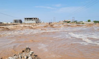 توقف تموين المياه من حقل بئر أحمد بعد تضرر الخط الرئيسي جراء السيول في عدن