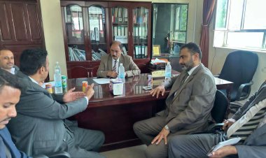 فريق التوجيه والرقابة الرئاسي يلتقي محافظ محافظة الضالع