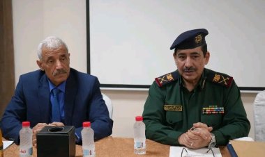 وزير الداخلية يبحث مع اللجنة العسكرية والأمنية تنفيذ الموجهات وتعزيز التنسيق المشترك بعدن