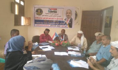 انتقالي تبن يبحث مع إعلاميين ونشطاء سبل مواجهة الشائعات المضللة