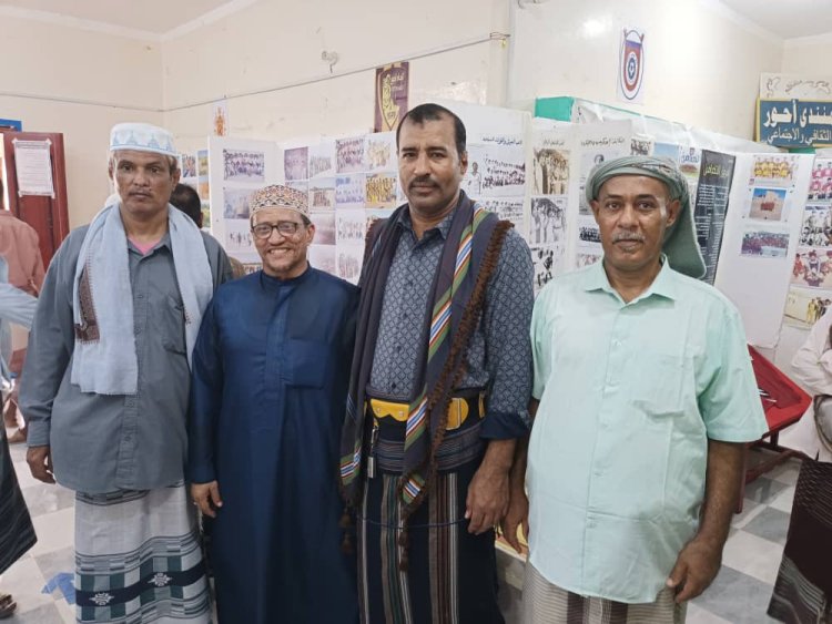 انتقالي أحور يشارك في افتتاح المعرض الرياضي الأول لتوثيق البطولات الشعبية في المديرية