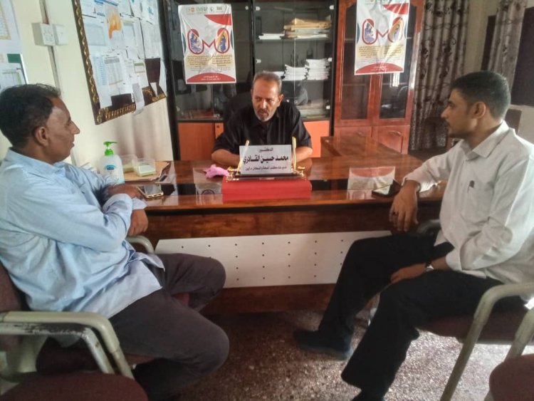 مدير عام مكتب الصحة يبحث مع مدير الدائرة الإقتصادية بانتقالي أبين سبل تعزيز التنسيق المشترك لخدمة المواطنين
