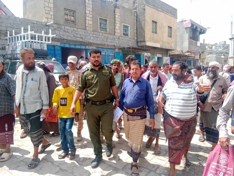 انتقالي رصد والسلطة المحلية ينفذان حملة ميدانية لضبط الأسعار بالمديرية