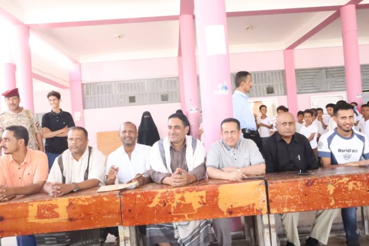 إنتقالي لحج  يدشن المخيم الصيفي الأول لطلاب وطالبات الحوطة