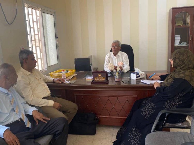 مجلس المستشارين يزور كلية التربية البدنية بجامعة عدن