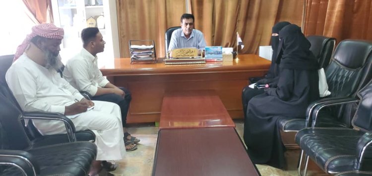 مدير عام مديرية القطن يلتقي إدارة المعهد الصحي شعبة القطن