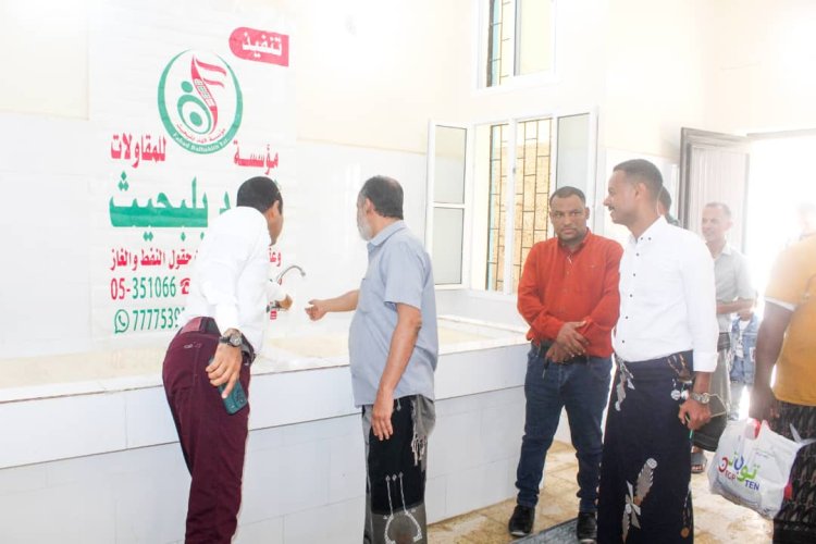 افتتاح سوق السمك الجديد بمدينة بروم بتنفيذ مؤسسة فهد بلبحيث