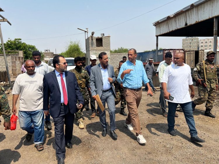 زيارة وكيلي محافظة عدن لمنشأة البورينج والاطلاع على احتياجات إعادة التأهيل