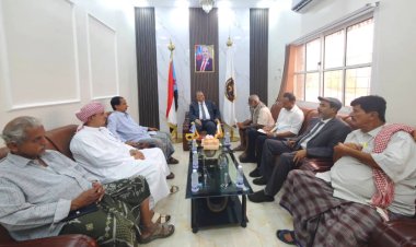 التوجيه والرقابة الرئاسي يلتقي بالهيئة العسكرية الجنوبية في المهرة .