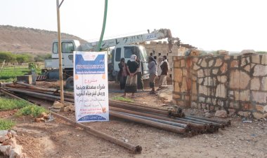 مؤسسة وادي دوعن للتنمية تنجز تركيب مضخة مياه بلنجاف