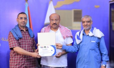 انتقالي شبام يكرم مطبق وصبيح وباحفين تقديرا لعطائهم الإعلامي