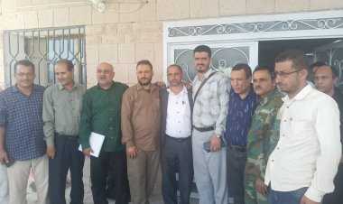 اجراء عملية الاستلام والتسليم بين مدير مستشفى الضالع المركزي ( حكولة)   السابق والجديد