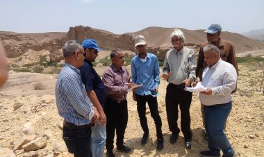 بتكليف من الوزير السقطري.. فريق مشترك من وزارتي الزراعة والأسماك والمياة والبيئة وزراعة حضرموت ومنظمة الفاو ينفذون نزول ميداني إلى وادي حجر