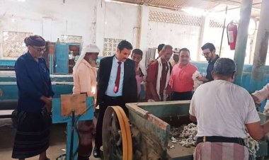 فريق التوجيه والرقابة الرئاسي يتفقد عدداً من المرافق الحكومية في أبين