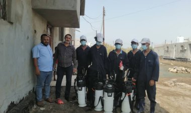 حملات رش ضبابي ورذاذي مكثفة في مديرية البريقة لمكافحة الحشرات الناقلة للأمراض