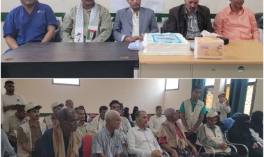 بمناسبة نجاح أعماله : محافظ أبين يكرّم العاملين في المخيم الطبي للعيون