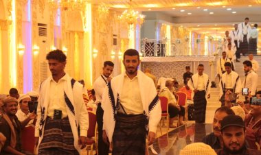 العاصمة عدن تحتفي بالزواج الجماعي السابع لـ 80 عريساً وعروساً