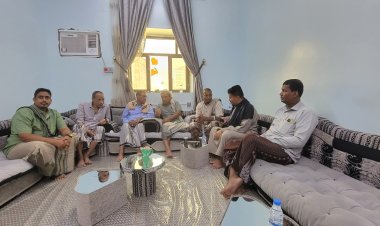 مدير عام تريم يلتقي قائد قوات خفر السواحل عقيد بحري عمر عوض الصاعي