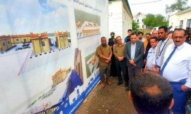 السقطري يضع حجر الأساس لإعادة تأهيل مركز بحوث الثروة الحيوانية وقسم الطب البيطري بلحج بتمويل دولي