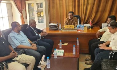 مدير عام القطن يلتقي عميد كلية المجتمع ويطلع على سير الدراسة في شعبة القطن