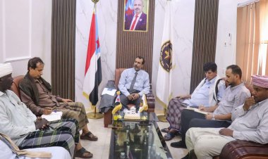 فريق التوجيه والرقابة الرئاسي يطّلع على نشاط إدارة التعليم بتنفيذية انتقالي المهرة