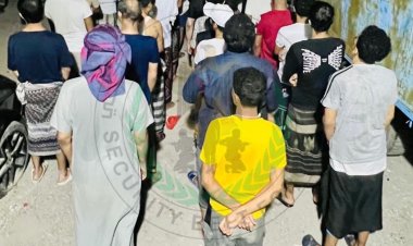 الإدارة العامة لمكافحة المخدرات بقوات الحزام الأمني ترحل 30 متهماً في قضايا المخدرات