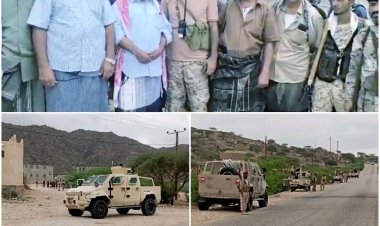 رئيس انتقالي المحفد ينجح في إيقاف الأقتتال بين قبيلتي آل حيدرة وآل خليل بالجبر شرق المديرية