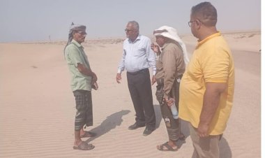 وفد صندوق صيانة الطرق يتفقد أضرار السيول في أحور