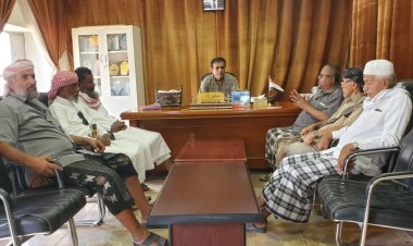 مدير عام مديرية القطن يلتقي قيادة أنتقالي المديرية