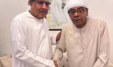 رئيس الجمعية الوطنية للمجلس يلتقي الكاتب والصحفي هاني مسهور في أبوظبي