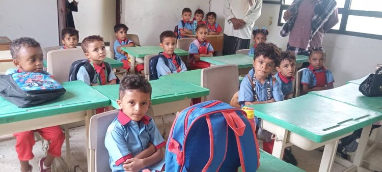 روضة الأول من مايو بمدينة الكود بمحافظة أبين إقبال ملحوظ رغم الأهمال والتدهور .. تقرير