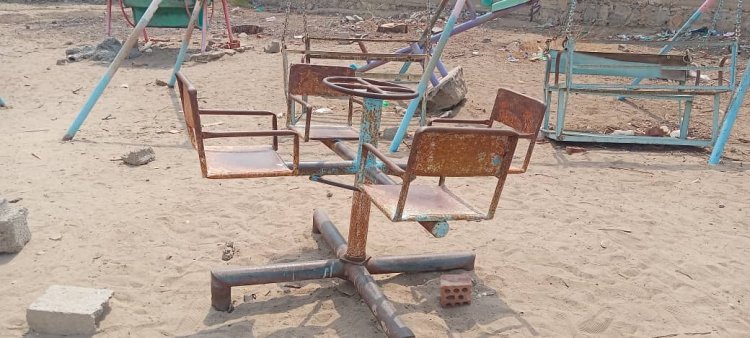 روضة الأول من مايو بمدينة الكود بمحافظة أبين إقبال ملحوظ رغم الأهمال والتدهور .. تقرير