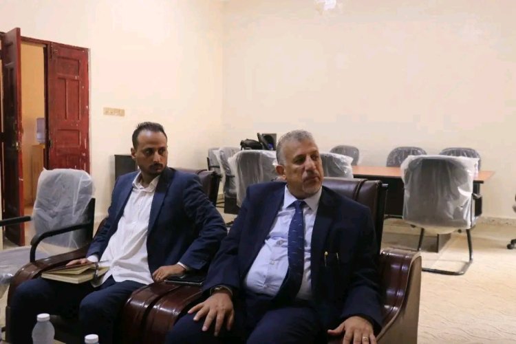 فريق التوجيه والرقابة الرئاسي يطلع على نشاط مكتب التخطيط والتعاون الدولي بمحافظة المهرة