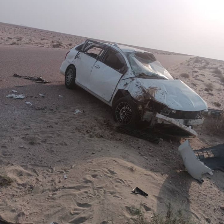 حادث مأساوي شرق أحور يودي بحياة زوجة قائد الكتيبة الثانية بالحزام الأمني وإصابة أسرته