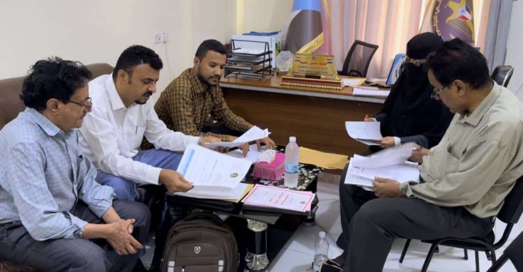 فريق التوجيه والرقابة الرئاسي يطلع على عمل إدارة المرأة والطفل بتنفيذية انتقالي الضالع