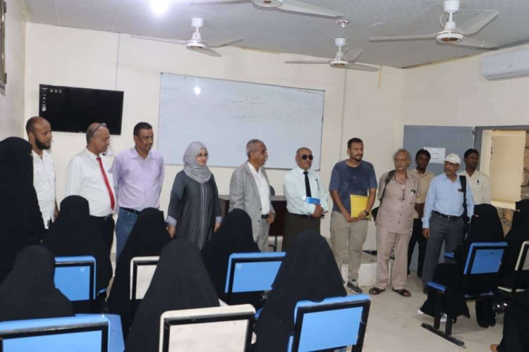 فريق التوجيه والرقابة الرئاسي يدشن العام الجامعي الجديد بجامعة أبين