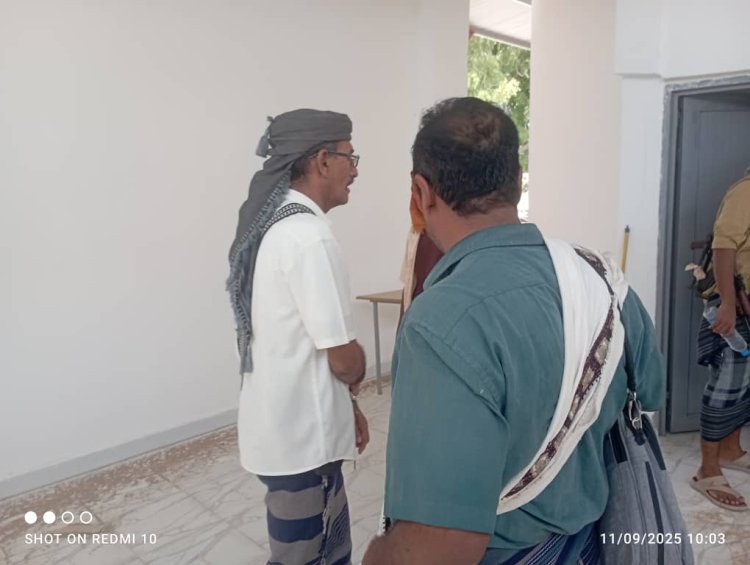 مدير عام مديرية أحور يقوم بزيارة تفقدية إلى مجمع الزهراء للتعليم الأساسي والثانوي