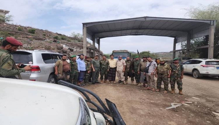 بتكليف من العميد الوالي..فريق من القيادة العامة للحزام الامني يزور قوات الحزام بالضالع