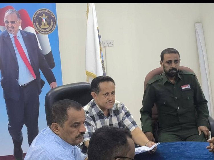 رئيس تنفيذية انتقالي لحج يلتقي بالقائد عواد أحمد محسن وكيل المحافظة لشؤون الأمن والدفاع