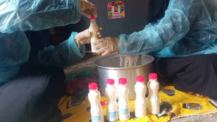 إستمرار معمل (نساء الامل ) لتصنيع مشتقات الألبان في قرية كبث بمحافظة أبين