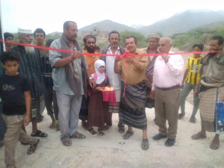 افتتاح مبنى مدرسة حبيل أمصر بالحضن بتمويل الاتحاد الأوروبي وتنفيذ الصندوق الاجتماعي للتنمية