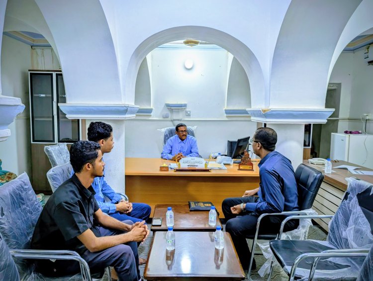 مدير عام مديرية تريم يبحث مع مؤسسة آل شملان للتنمية سبل تعزيز الشراكة المجتمعية