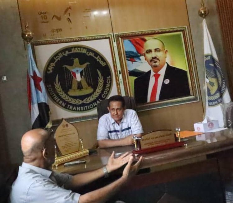 رئيس تنفيذية انتقالي لحج يناقش مع الصعو الجانب البيئي في المحافظة