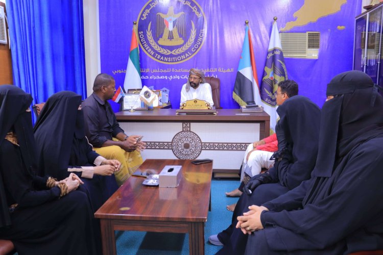 انتقالي وادي وصحراء حضرموت يلتقي اتحاد الملتقيات الشبابية والتطوعية بالقطن