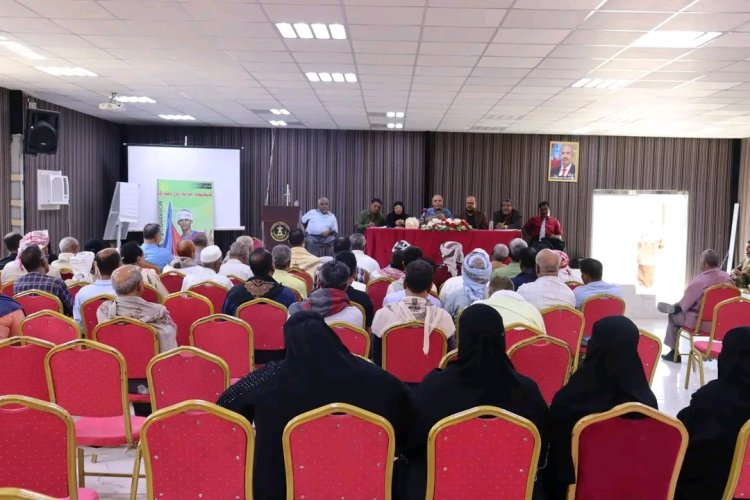 فريق التوجيه والرقابة الرئاسي يلتقي أعضاء الجمعية الوطنية ومجلس المستشارين من ساحل حضرموت