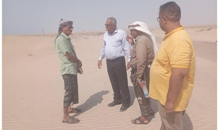 وفد صندوق صيانة الطرق يتفقد أضرار السيول في أحور